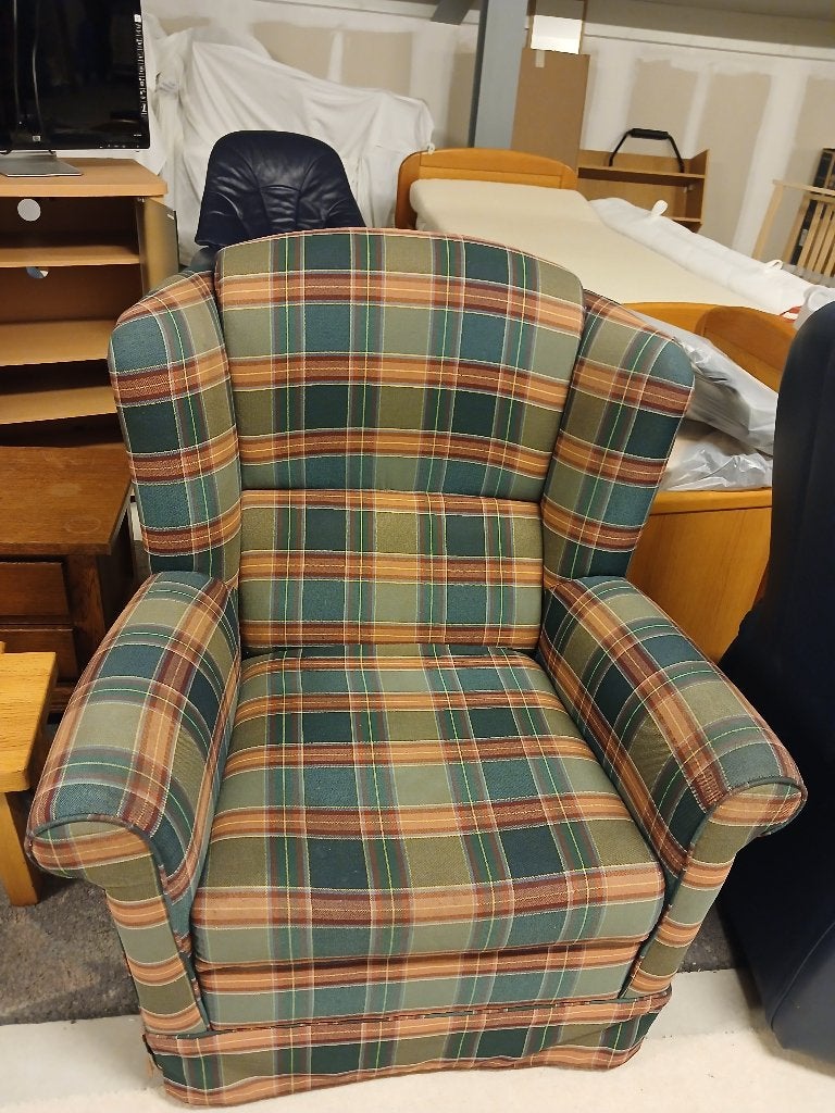 fauteuil, Ophalen, Gebruikt, 75 tot 100 cm, Stof