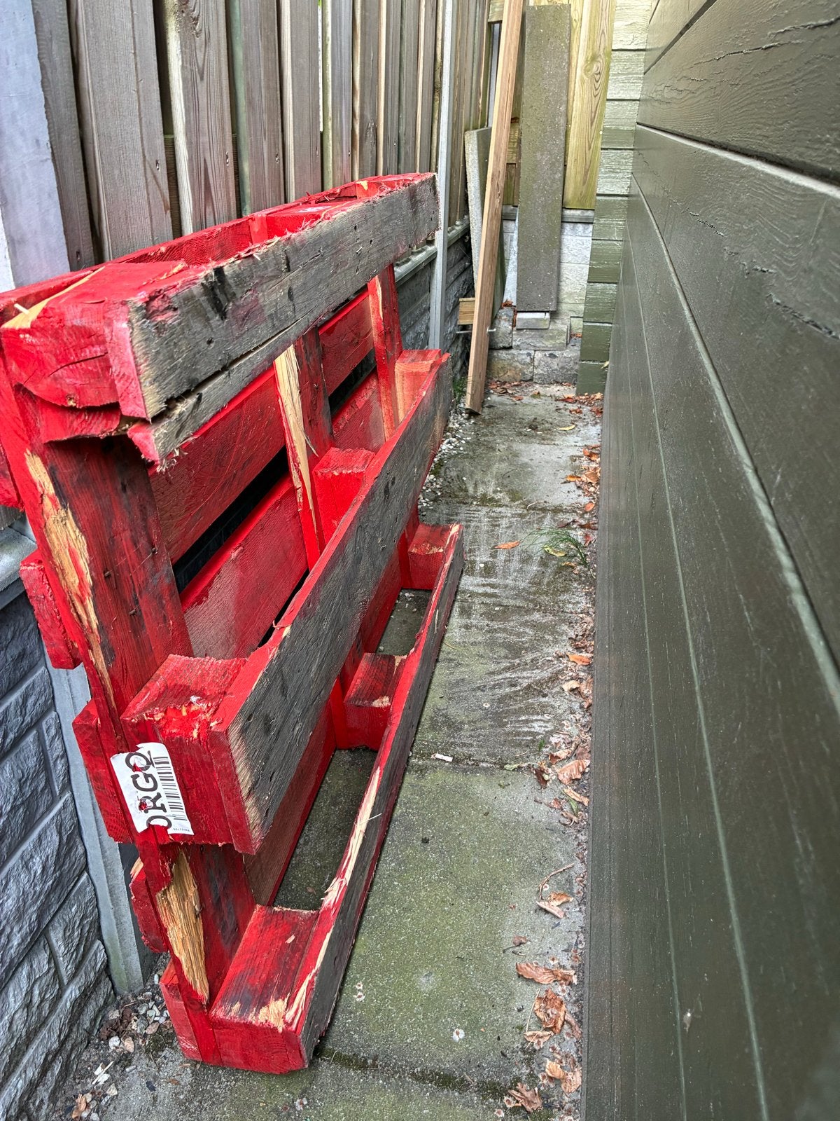 Gratis pallet ophalen, Ophalen, Gebruikt, Pallet