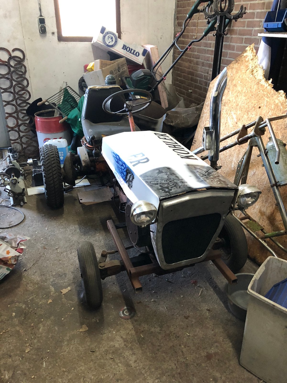 Mini tuintractor, Ophalen, 50 cm of meer