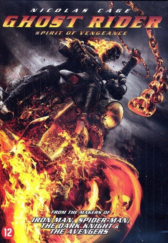 Ghost Rider - Spirits of Vengeance 2D + 3D met 3D Bril, Engels, Vanaf 16 jaar, Verzenden, Speciale editie