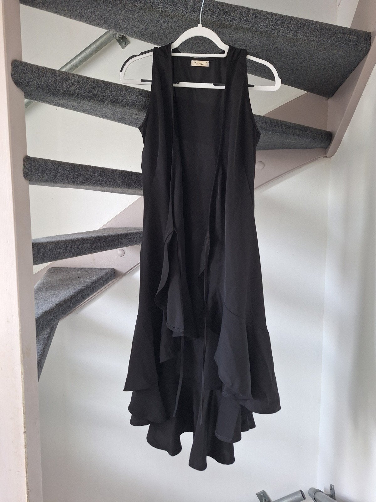 Dolsaci Zwarte Overgooier Jurk Maat M, Kleding | Dames, Jurken, Maat 38/40 (M), Zwart, Dolssaci, Ophalen of Verzenden