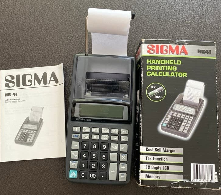 SIGMA Rekenmachine, Ophalen, Zo goed als nieuw