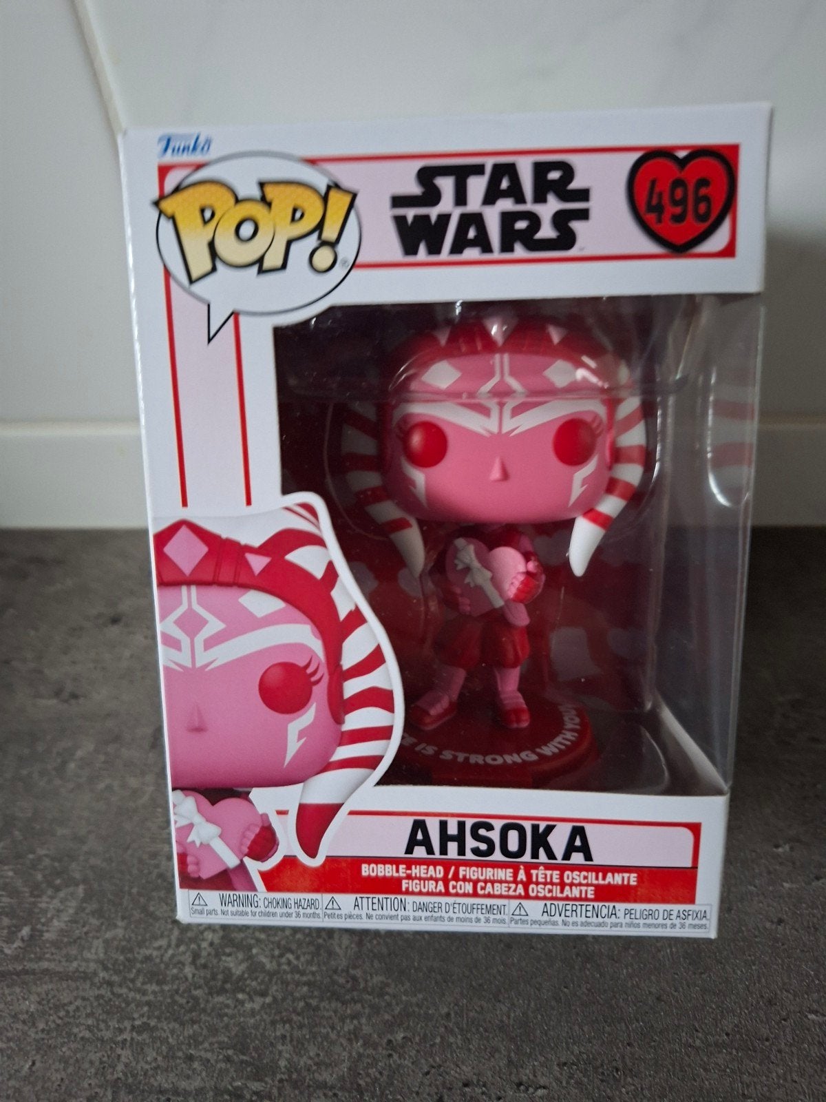 Funko Pop! Star Wars Ahsoka Tano #496 - Valentijnseditie, Ophalen, Nieuw