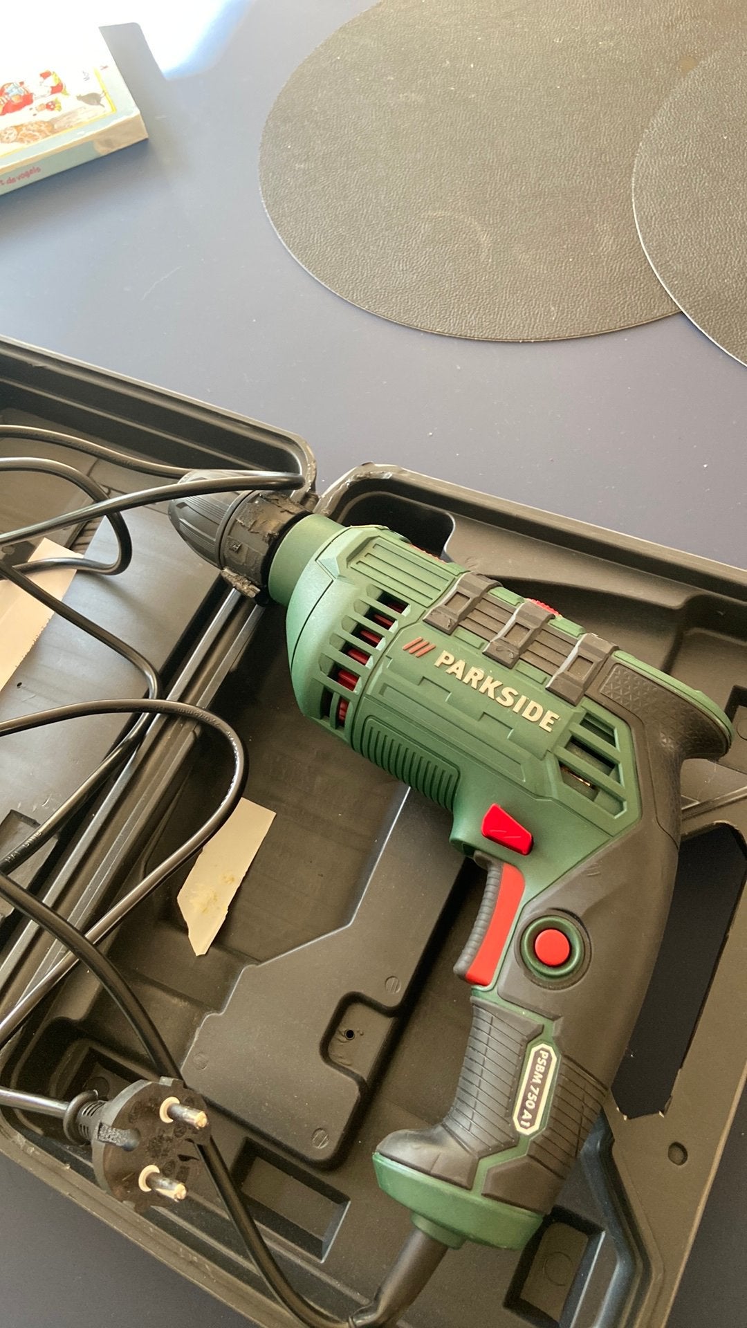 Parkside PSBM 750 A1, Ophalen, Gebruikt, Boormachine
