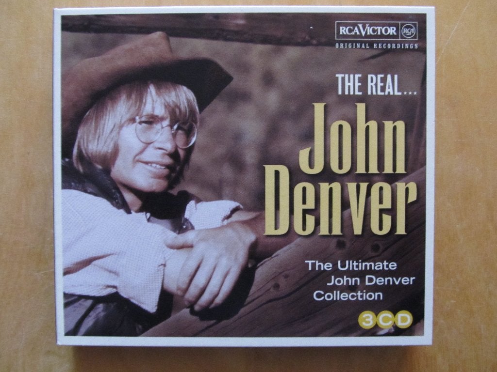3CD The real John Denver The ultimate collection, Boxset, Ophalen of Verzenden, Zo goed als nieuw, Country