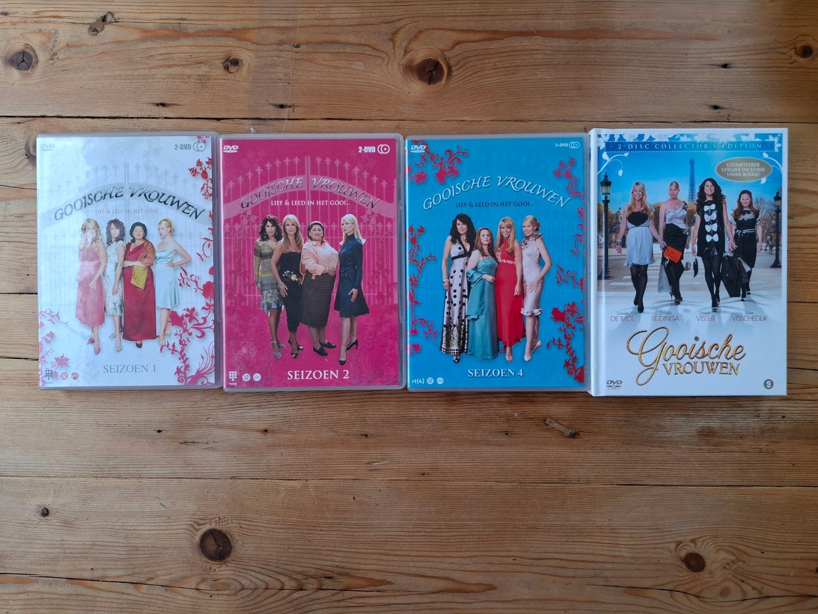 Gooische Vrouwen DVD Boxen - Seizoen 1, 2, 4 en Collector's, Gebruikt, Speciale editie, Nederlands, Seizoen 1
