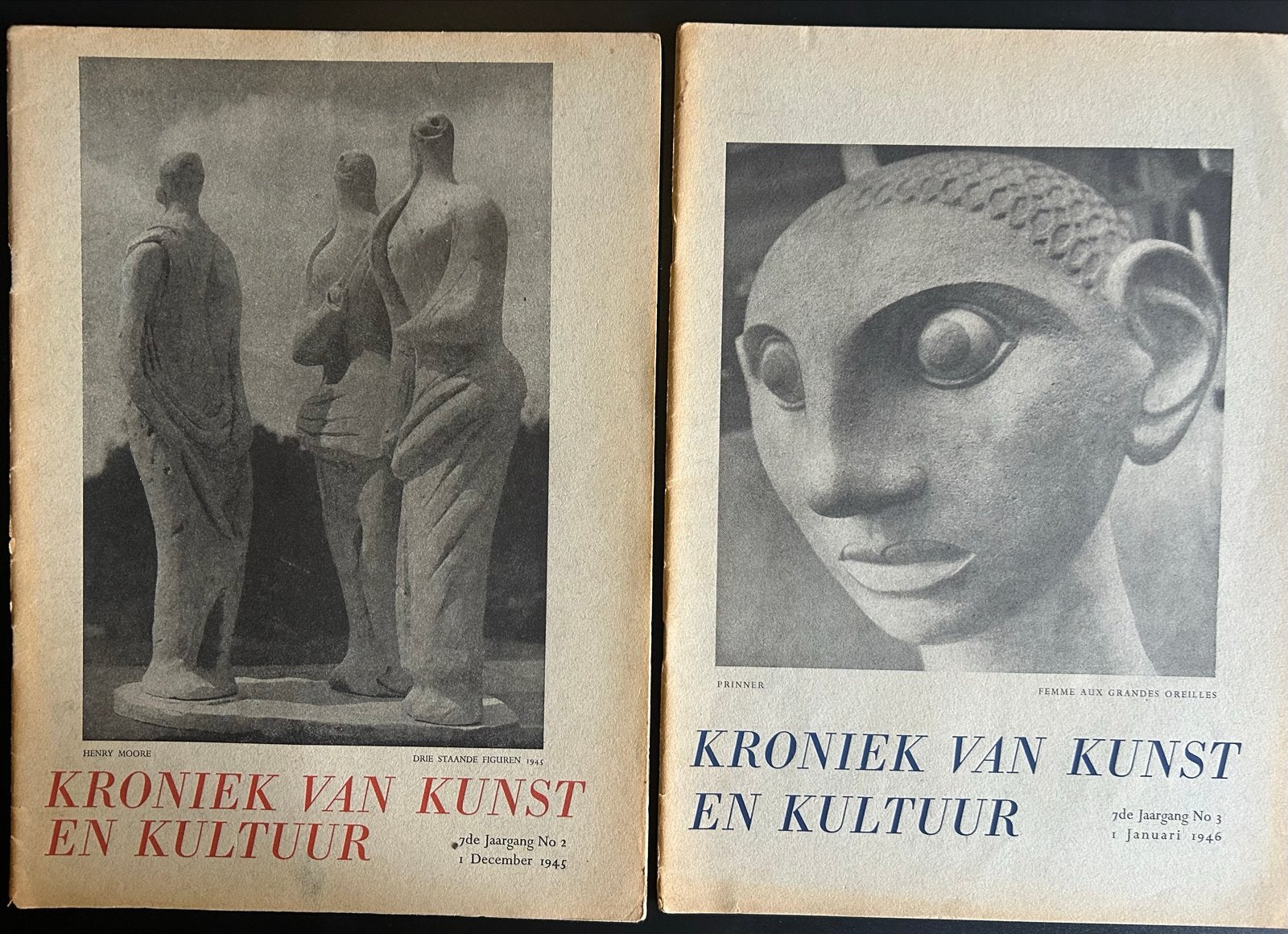 Kroniek van Kunst en Kultuur - 10 nummers (1945-1948), Boeken, Tijdschriften en Kranten, Ophalen, Gelezen, Overige typen