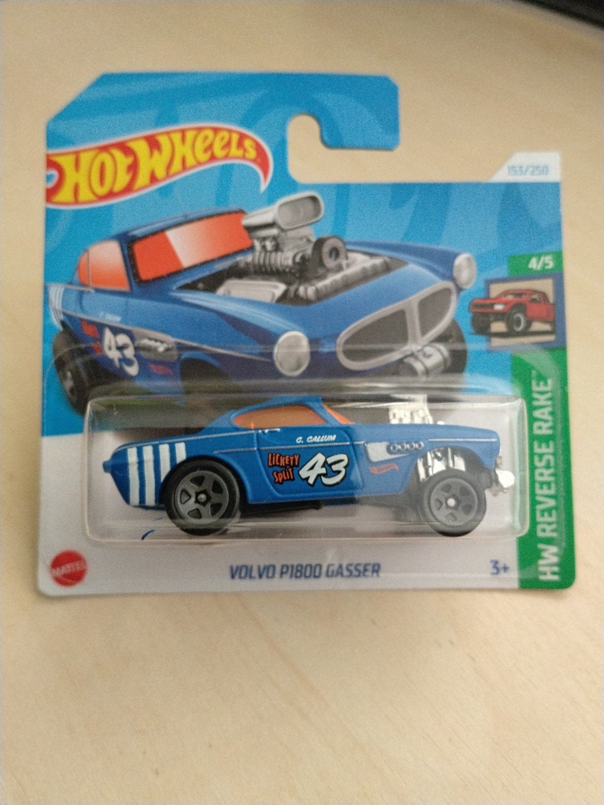 Hotwheels volvo p1800 gasser hot wheels, Ophalen of Verzenden, Nieuw, Auto