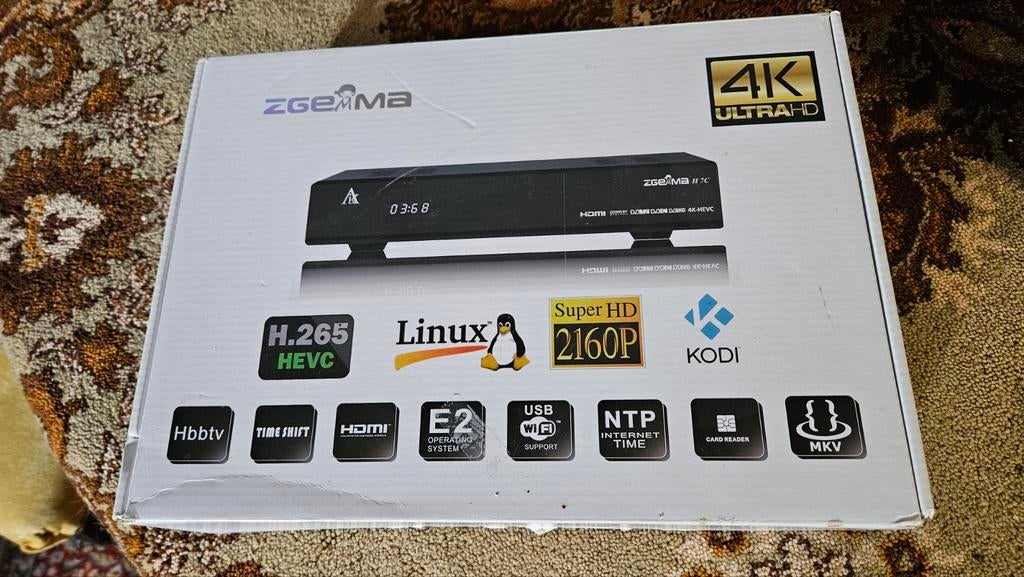 Zgemma H7C 4K UHD hybride ontvanger, Ophalen of Verzenden, Zo goed als nieuw, Decoder
