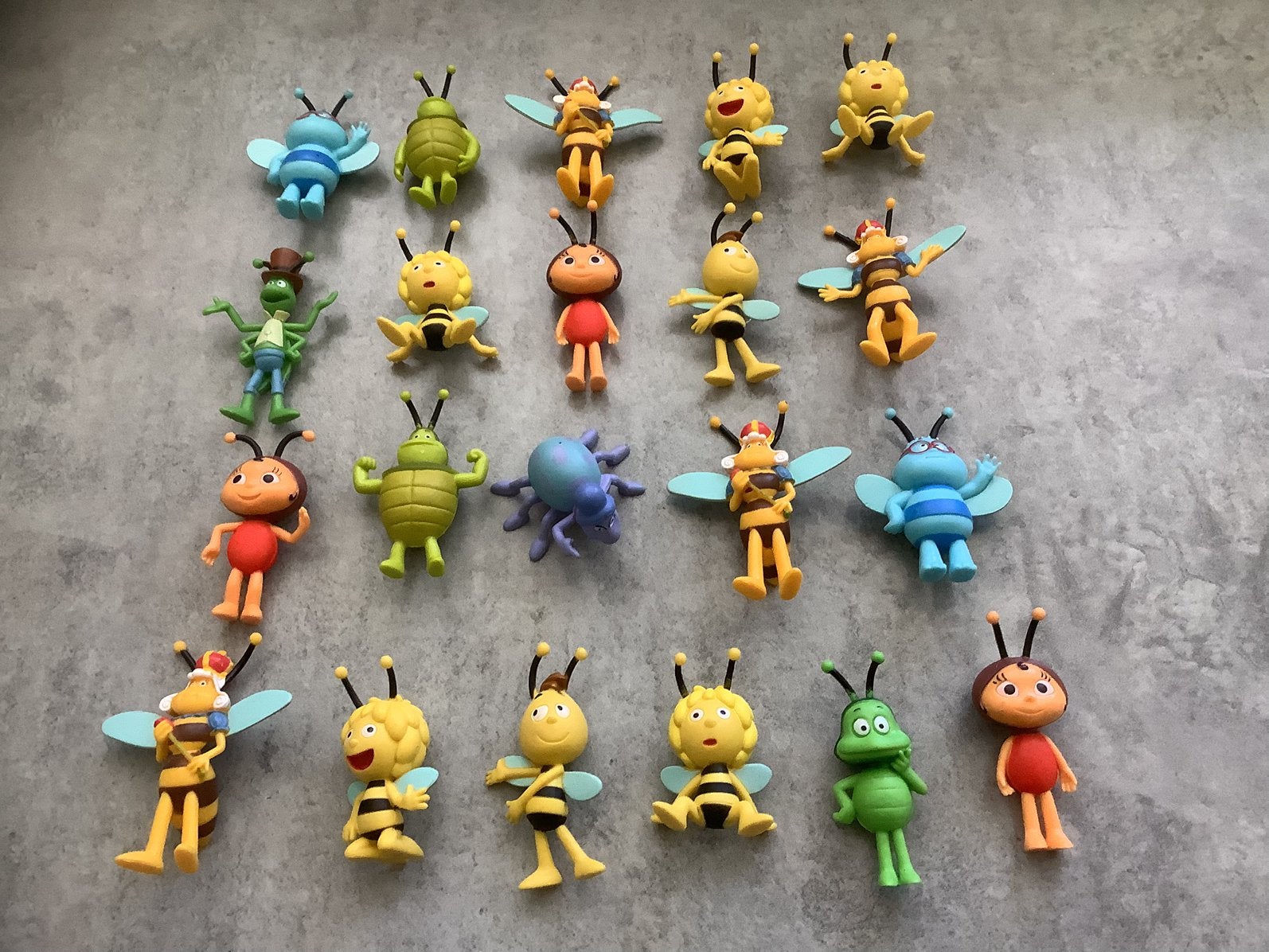 Verzameling van 21 Maja de Bij poppetjes, Ophalen of Verzenden, Gebruikt