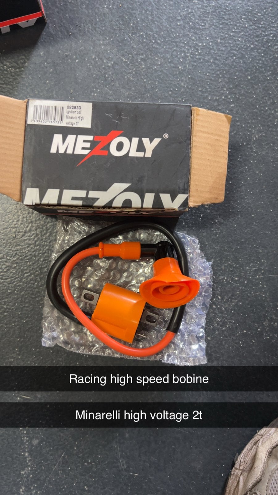 Mezoly Racing Bobine Minarelli High Voltage 2T, Fietsen en Brommers, Ophalen, Nieuw, Overige typen