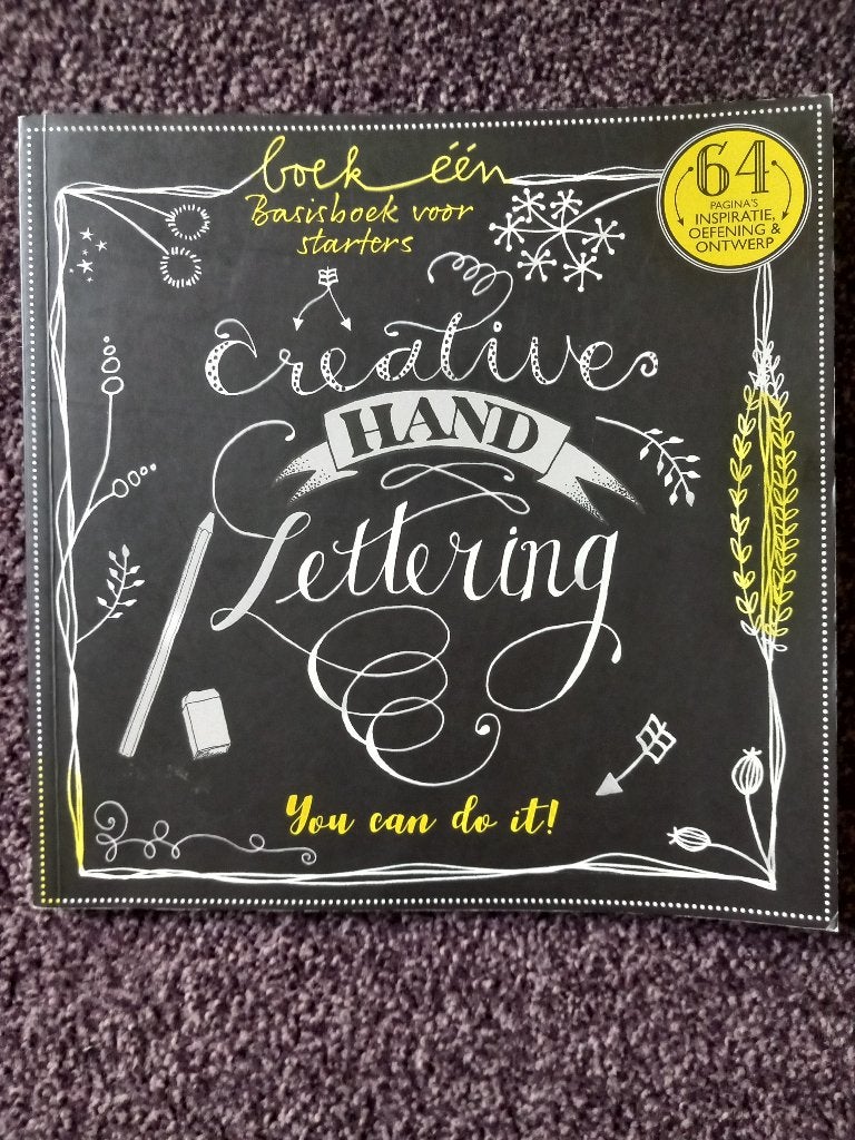 Basisboek voor starters Creative handlettering, Onbekend, Ophalen of Verzenden, Zo goed als nieuw, Tekenen en Schilderen