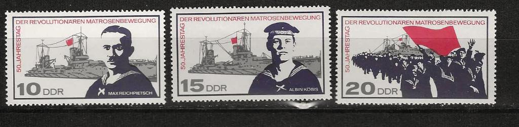 DDR 1308-1310 pf, Ophalen of Verzenden, DDR, Postfris