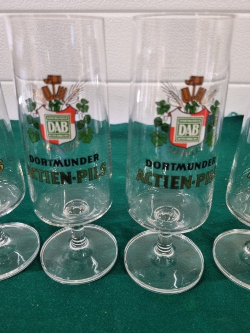 Kultiges glas bierglas tulp dab actien pils, Verzamelen, Ophalen of Verzenden, 'T Olde Gre-j, Info@toldegrej.nl, Endepoelstraat 20f Didam