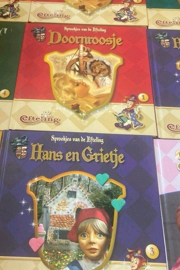 Efteling Sprookjesboeken: Hans en Grietje, Doornroosje, Boeken, Sprookjes en Fabels, Ophalen of Verzenden, Gelezen, Efteling