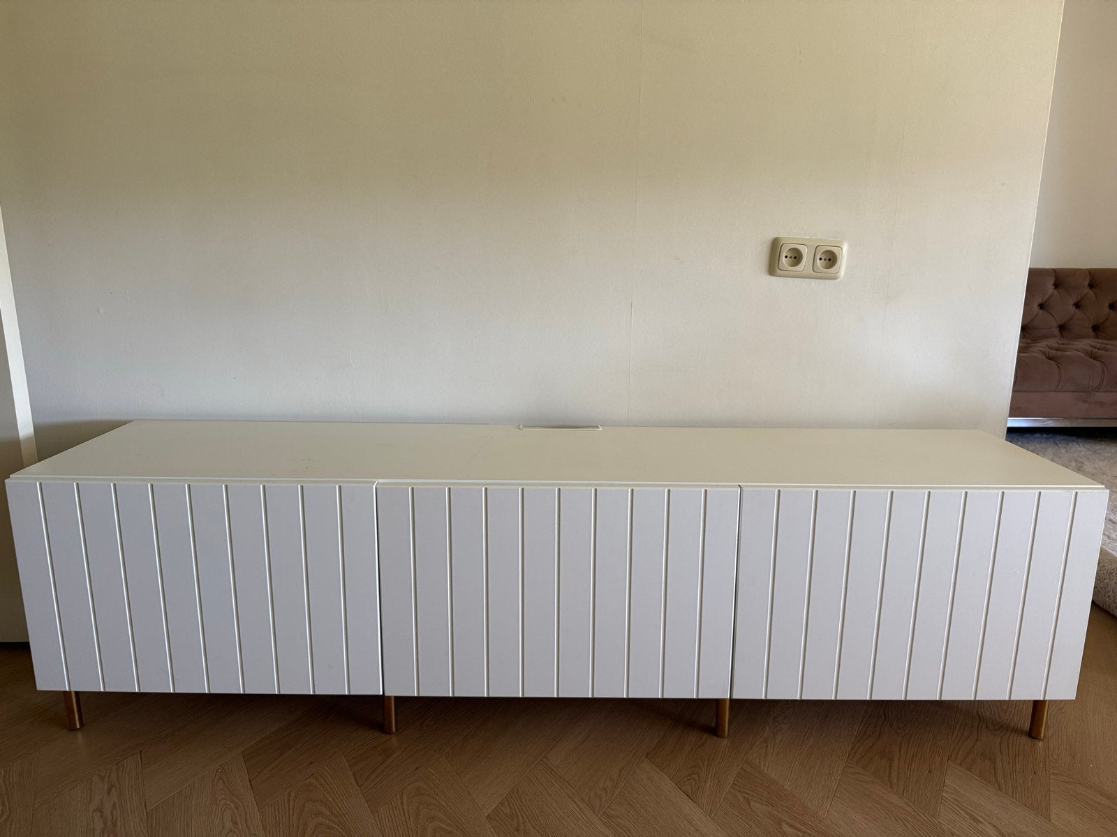 Besta tv meubel, Ophalen, Zo goed als nieuw, 200 cm of meer, Minder dan 100 cm