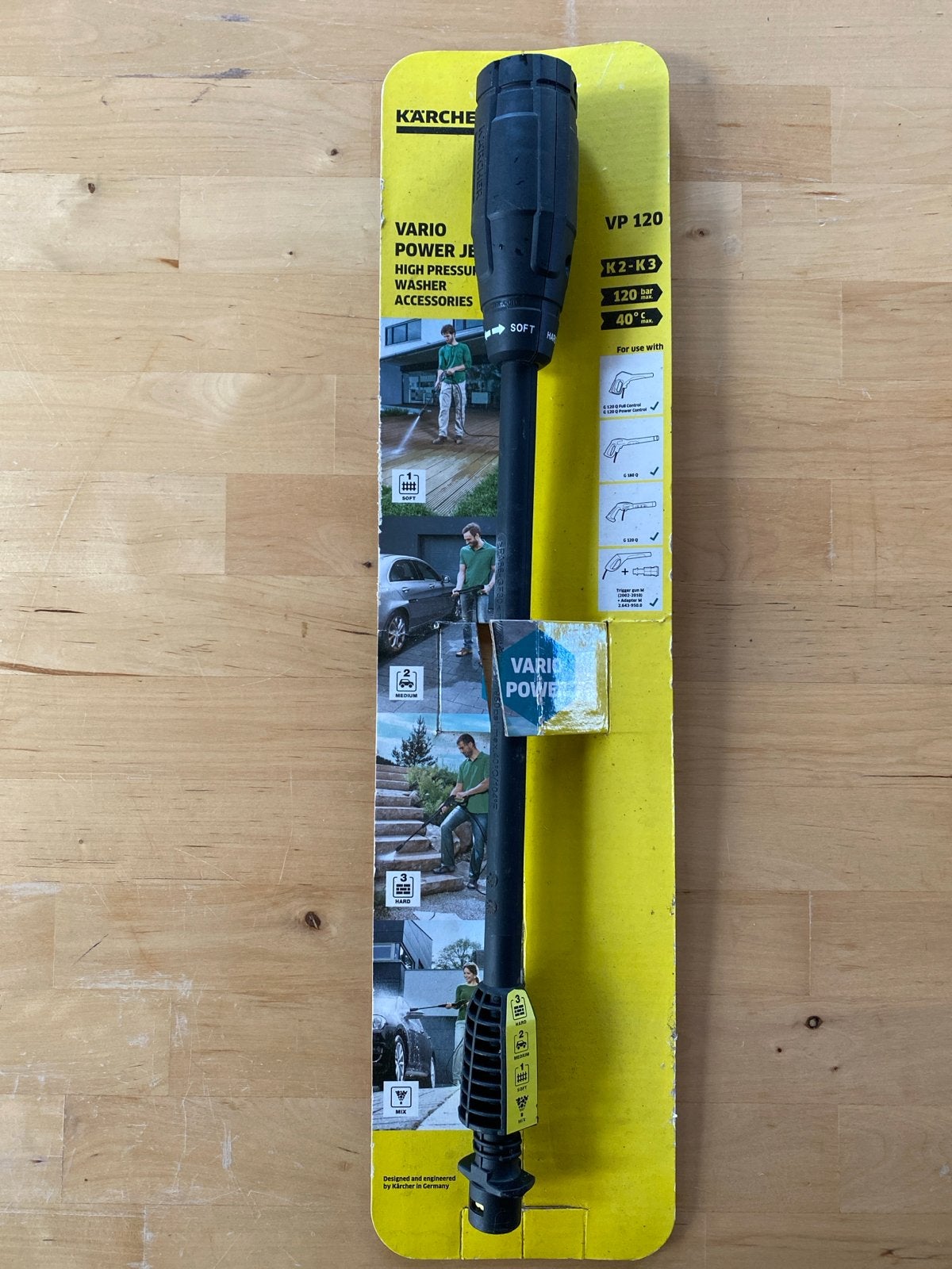 Kärcher Vario Power Jet VP 120 voor K2-K3 hogedrukreinigers, Tuin en Terras, Ophalen of Verzenden, Nieuw, Overige typen