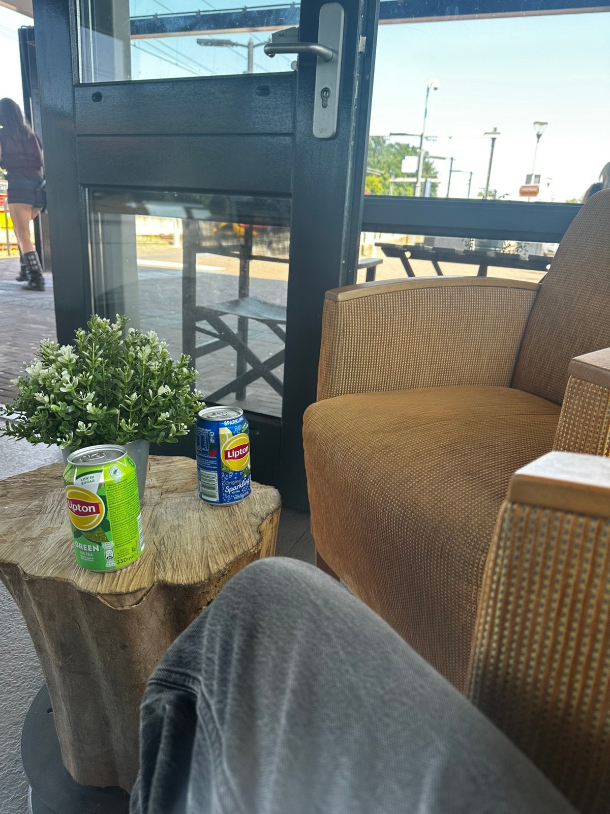 Mooie twee bankjes plus kruk, Ophalen, Zo goed als nieuw, Hout, Overige typen