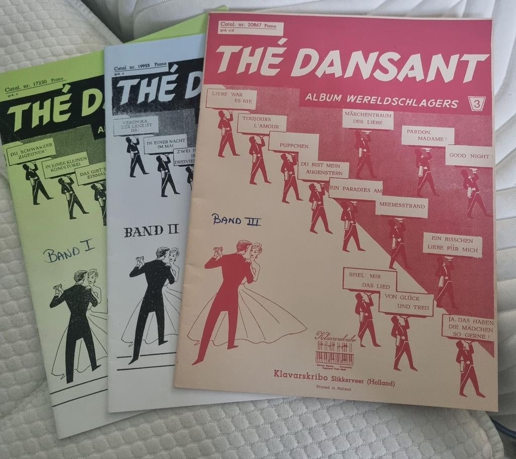 Klavarskribo - 3 bundeltjes - The Dansant, Ophalen of Verzenden, Zo goed als nieuw, Artiest of Componist, Populair