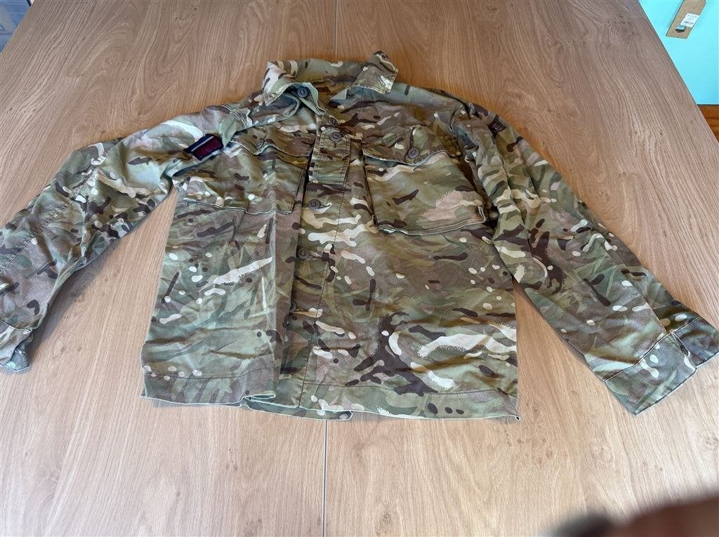 Origineel Brits Leger MTP Combat Shirt Camouflage S95 Tropis, Ophalen of Verzenden, Zo goed als nieuw, Groen