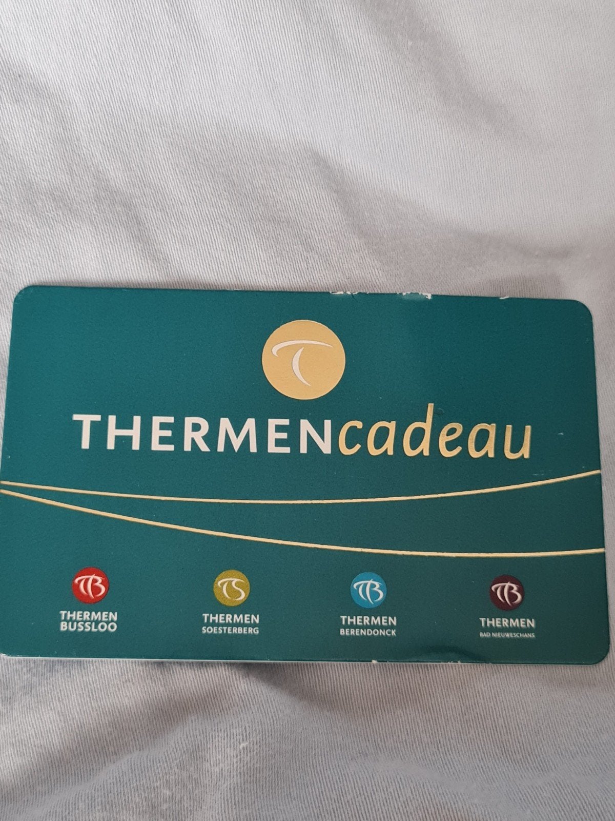 Thermen cadeaukaart 150,00, geldig t/m 27-6-2026, Eén persoon, Cadeaubon