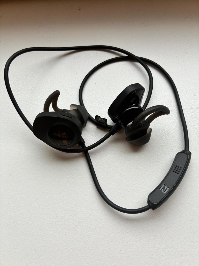 Bose SoundSport Wireless oordopjes - Zwart, Ophalen, Gebruikt, Overige merken, Draadloos