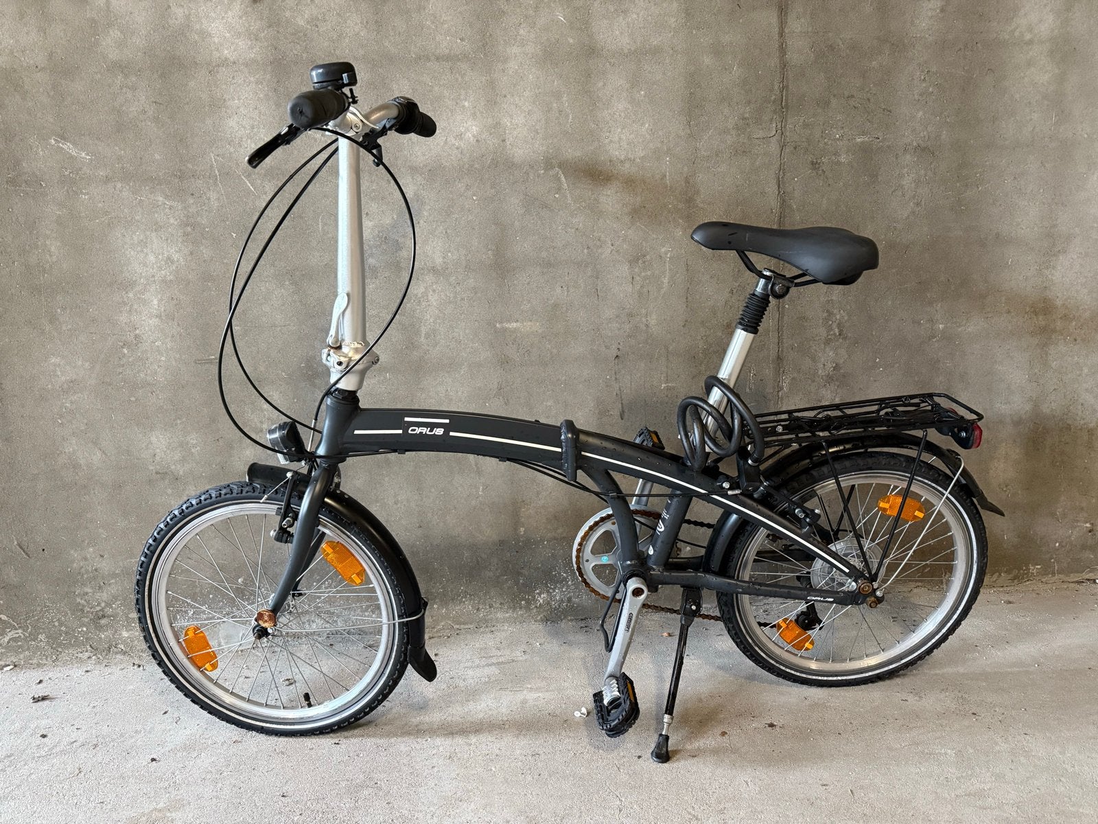 Vouwfiets - ORUS - 20 inch, Gebruikt, Velgrem, Versnellingen, Dames