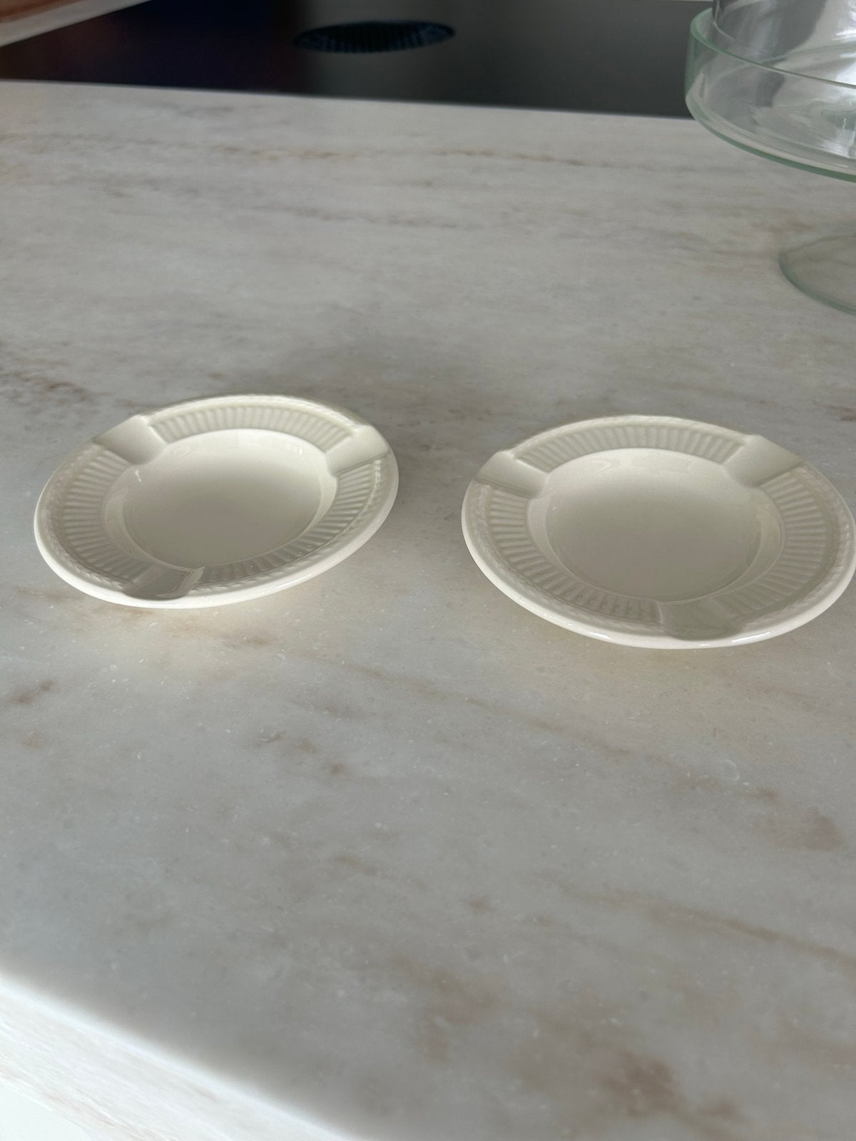 2 Wedgwood Edme asbakken / schaaltjes - Queen's Ware, Ophalen of Verzenden