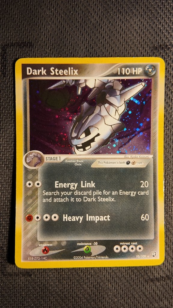 Dark Steelix 10 Team Rocket Returns | Pokemon kaart, Ophalen, Zo goed als nieuw, Losse kaart, Foil