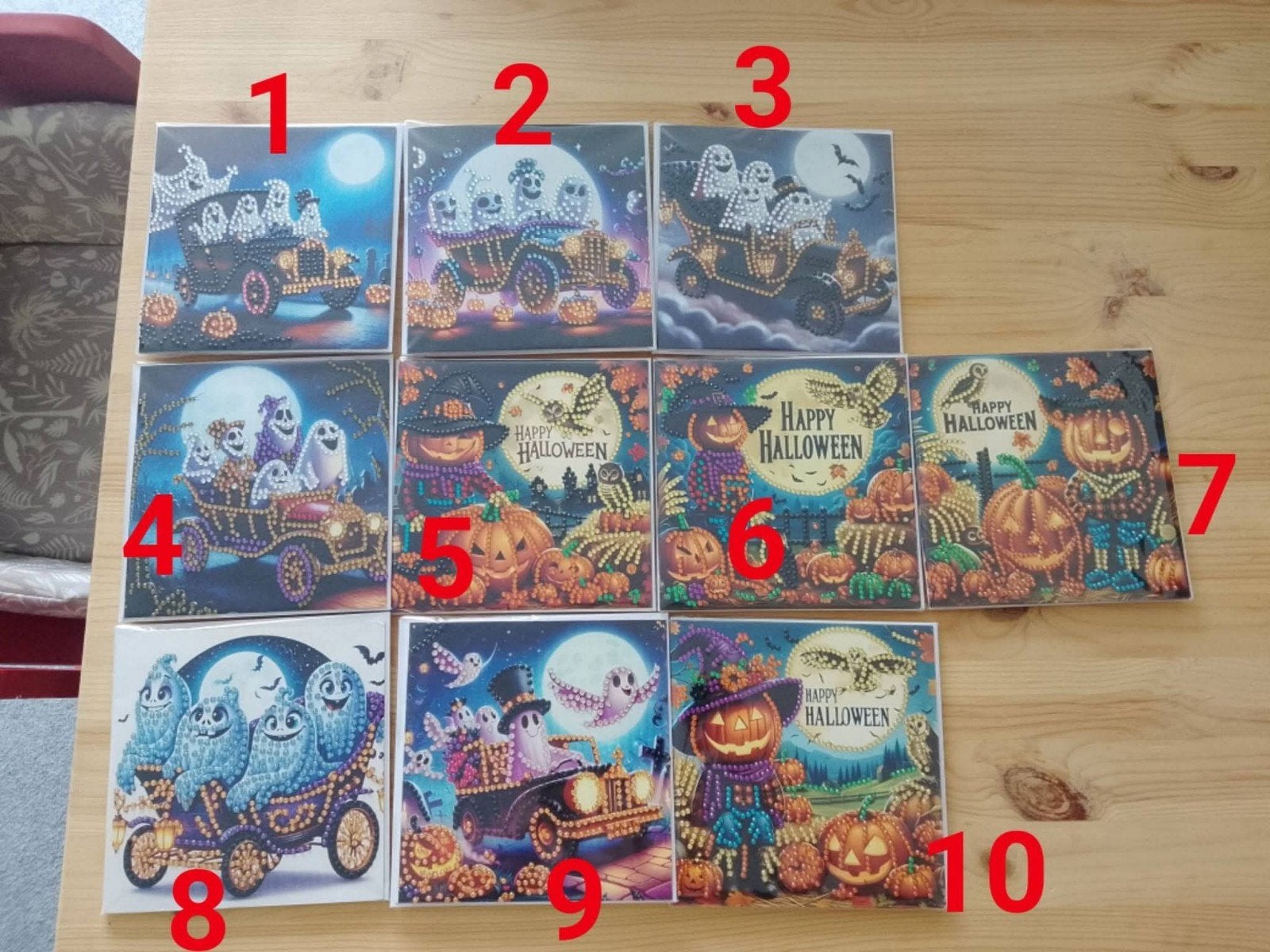 Diamond Painting Halloween kaarten te koop, Ophalen of Verzenden, Nieuw