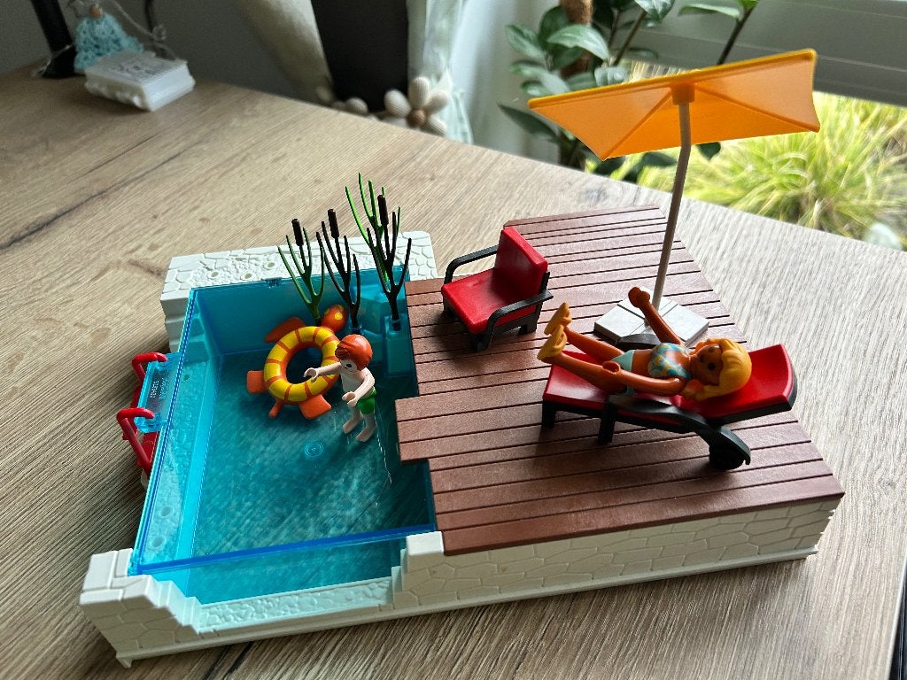 Playmobil 5575 zwembad, Ophalen of Verzenden, Gebruikt