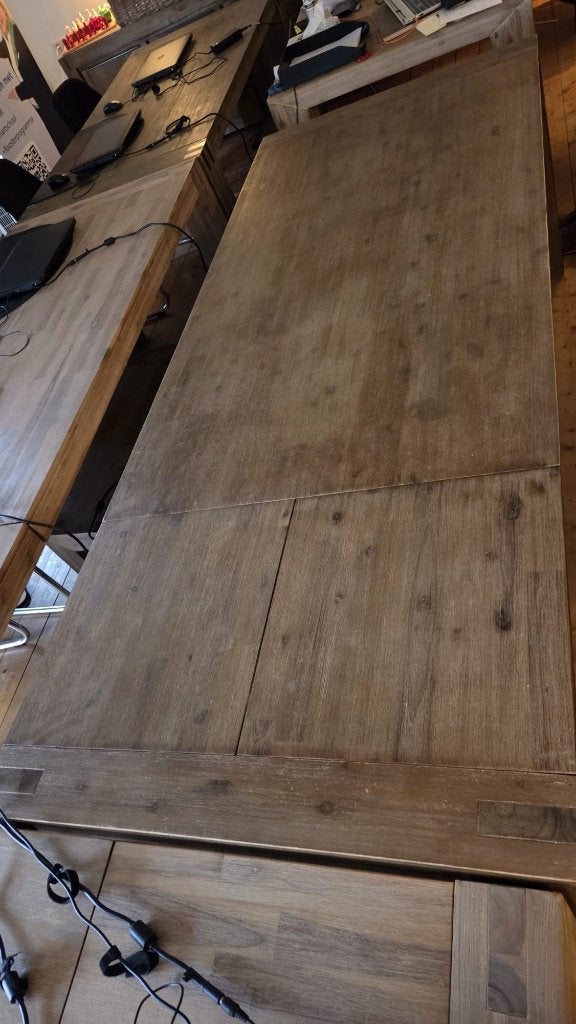 pronto eettafels, Huis en Inrichting, Tafels | Eettafels, Ophalen, Gebruikt, Pronto white wash, 50 tot 100 cm