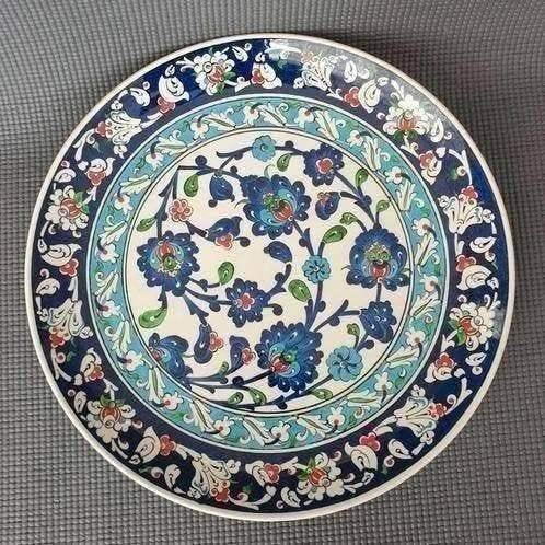 Vintage Kutahya bord handgemaakte keramisch, Ophalen of Verzenden