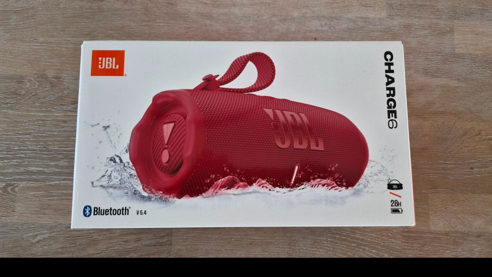 JBL Charge 6 Draagbare Bluetooth Speaker Rood / nieuw in doo