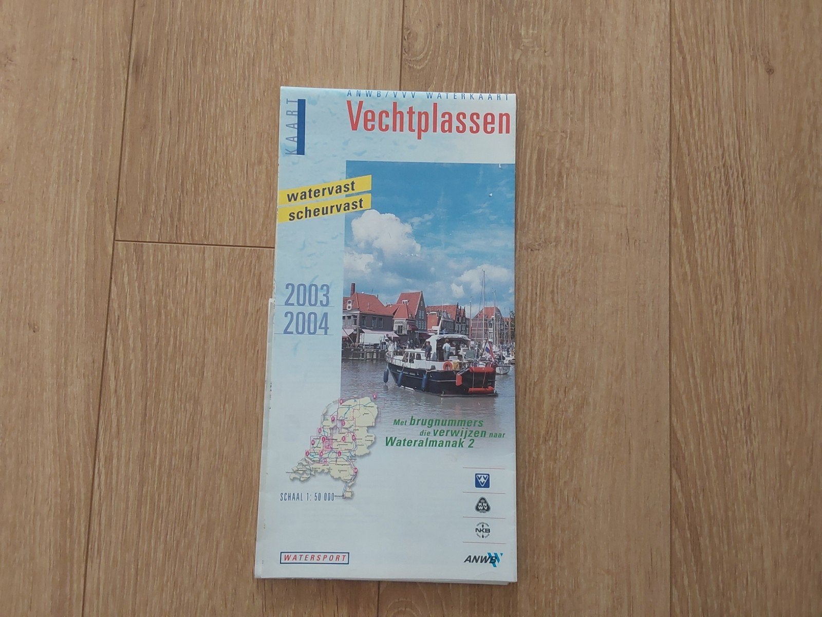 ANWB Waterkaart Vechtplassen 2003-2004, Ophalen of Verzenden