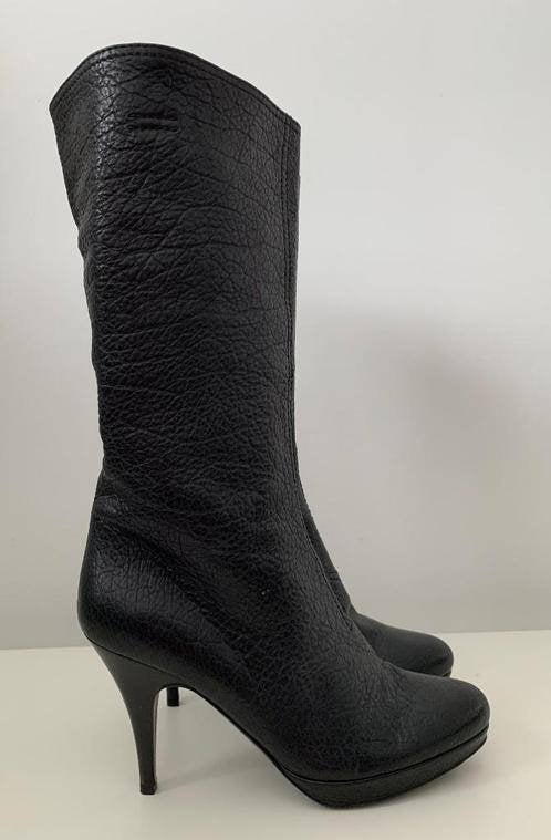 Originele zwarte hoge MIU MIU laarzen maat 40! CADEAUTIP!, Hoge laarzen, MIU MIU, Verzenden, Zwart