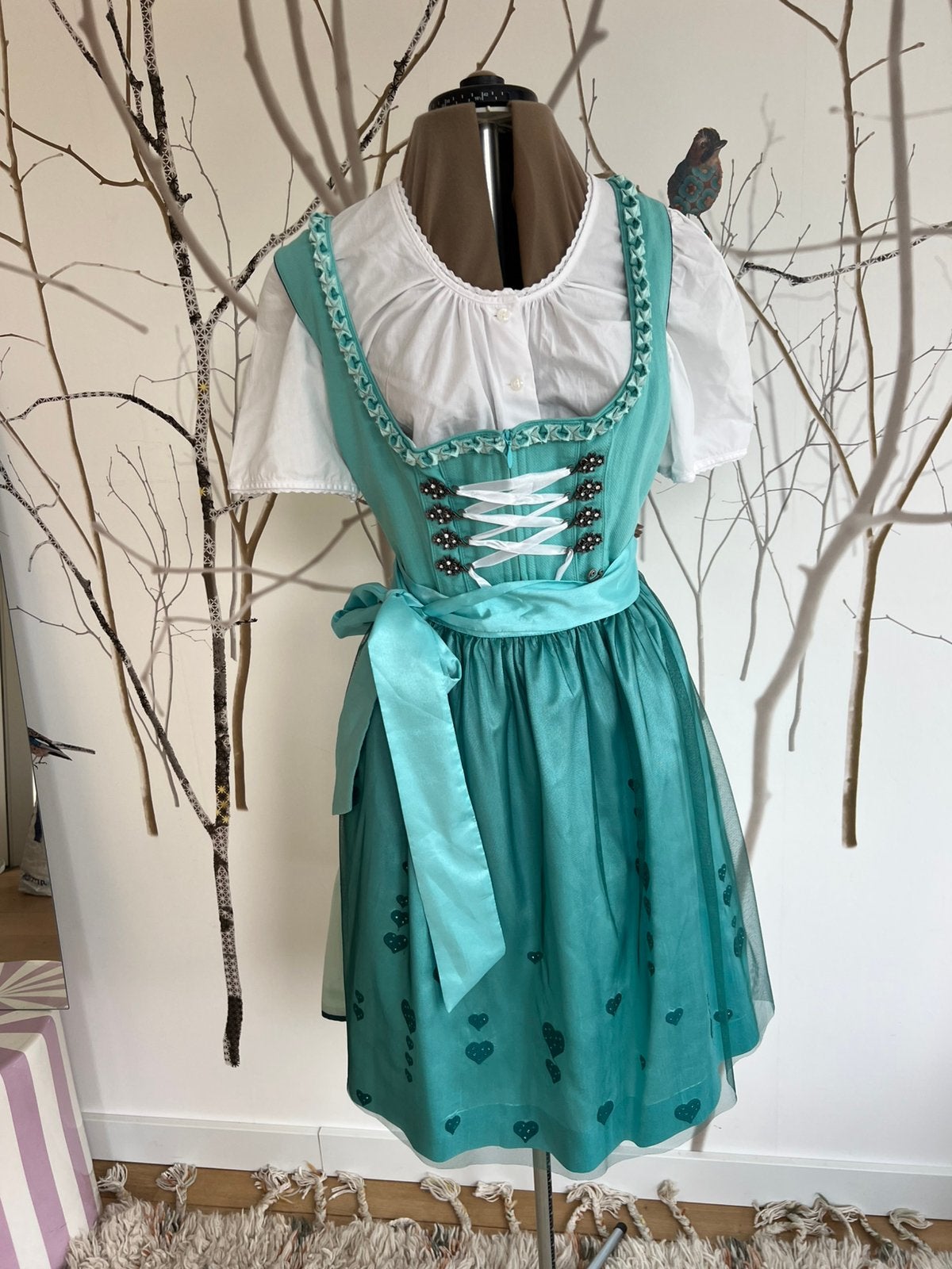 Dirndl 3-delig maat 46 Kruger zgan, Kleding | Dames, Carnavalskleding en Feestkleding, Ophalen of Verzenden, Zo goed als nieuw