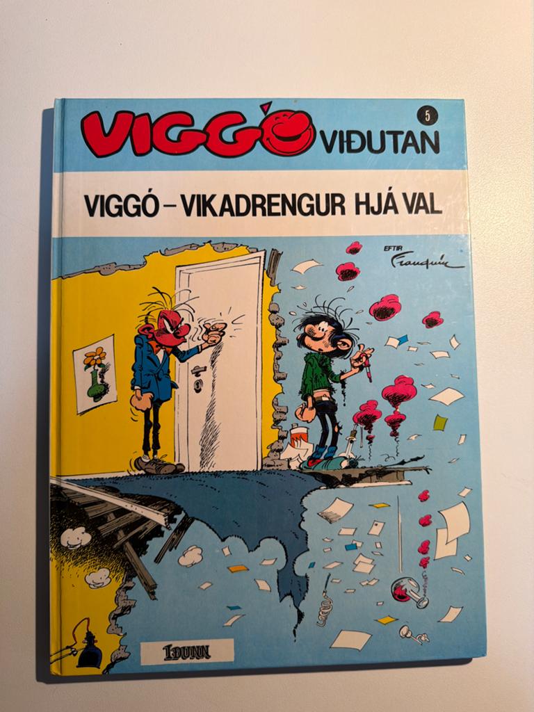 Viggó Viðutan - Viggó Vikadrengur hjá Val (IJslands), Eén stripboek, Ophalen of Verzenden, Zo goed als nieuw