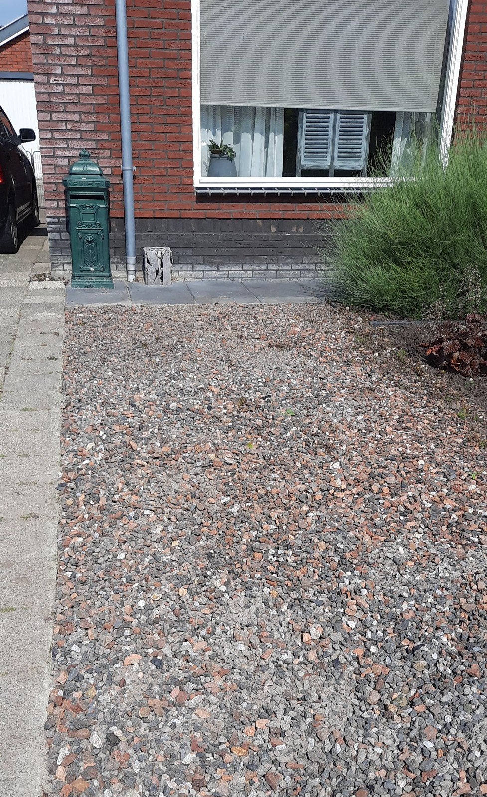 GRATIS 13m2 gemengd split, zelf uithalen!, Tuin en Terras, Grind, Keien en Split, Ophalen