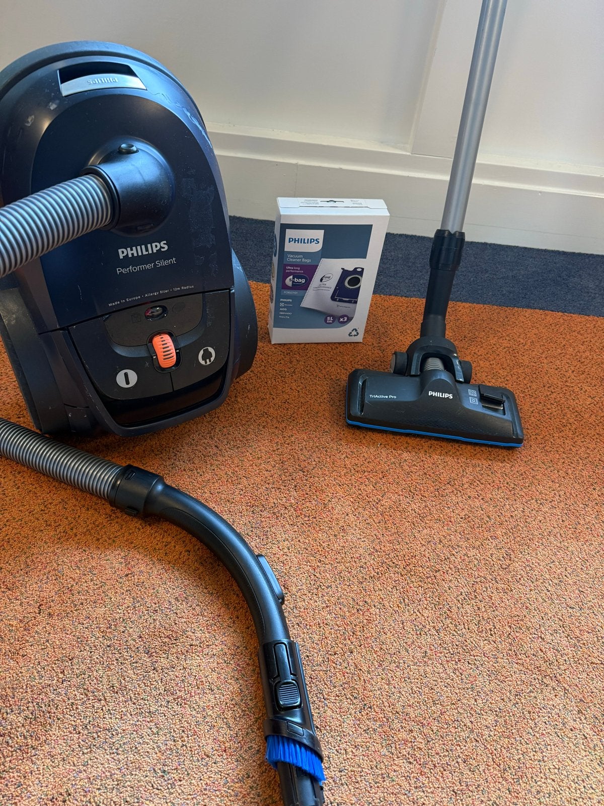 Philips Performer Silent Stofzuiger FC8780/09, Witgoed en Apparatuur, Stofzak, Philips, Ophalen of Verzenden, Zo goed als nieuw