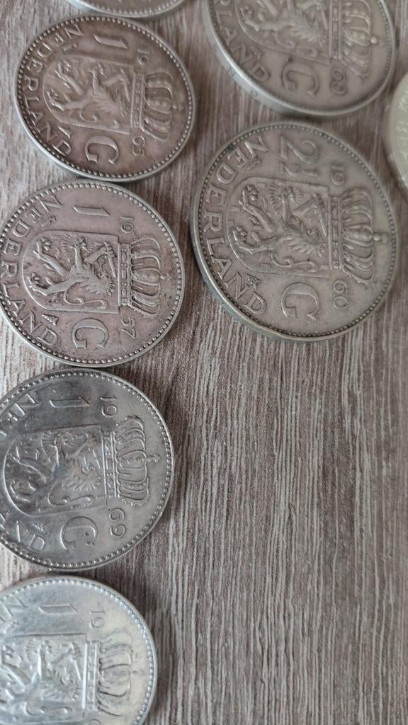 Guldens en rijksdaalders halve gulden, Ophalen of Verzenden, Koningin Juliana