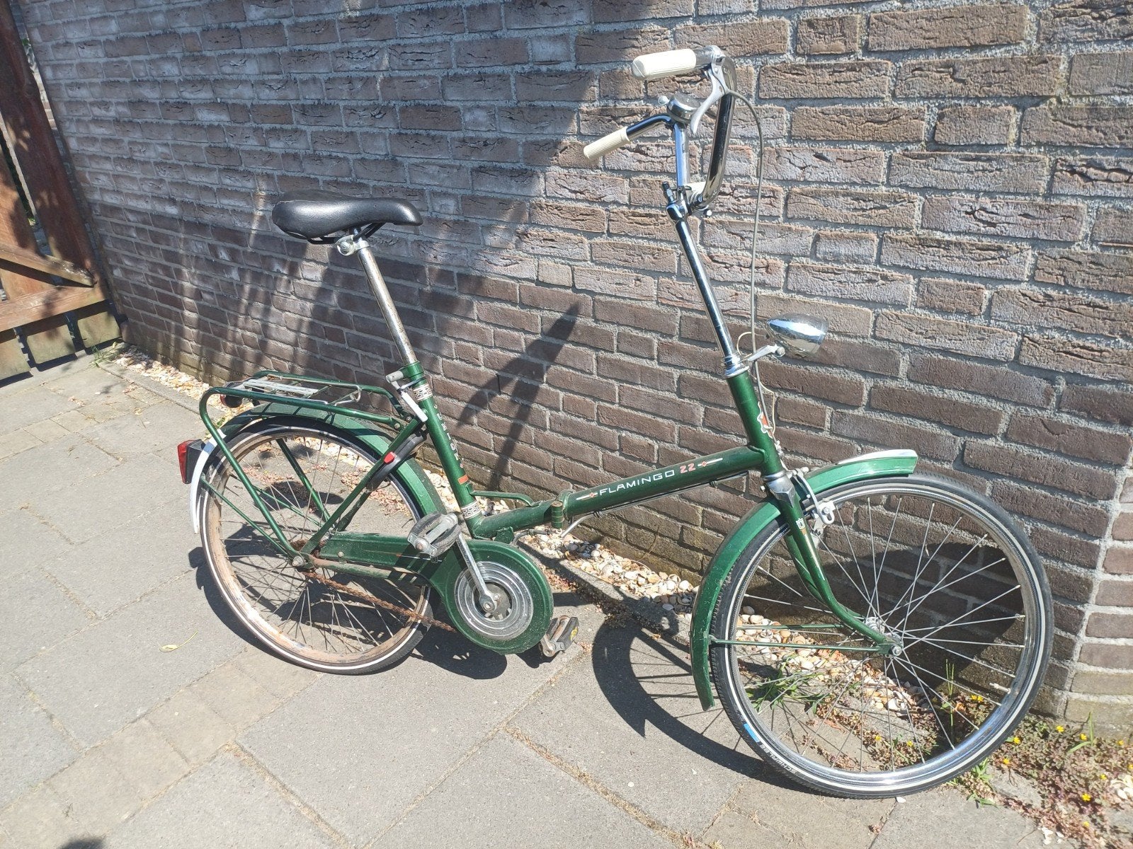 Opvouwbare fiets Flamingo 22 - Achterwiel spaken nodig, Gebruikt, Totaal opvouwbaar, Dames, Ophalen