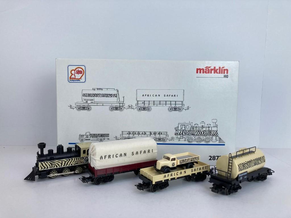 Märklin 28721 – Goederentreinset "African Safari" - MFX, Hobby en Vrije tijd, Modeltreinen | H0, Wisselstroom, Treinset, -, -