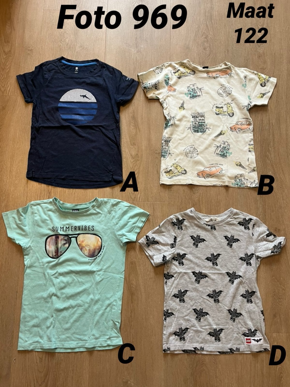 Shirt jongen maat 128 zgam *foto 969*, Kinderen en Baby's, Kinderkleding | Maat 128, Ophalen of Verzenden, Zo goed als nieuw, Jongen