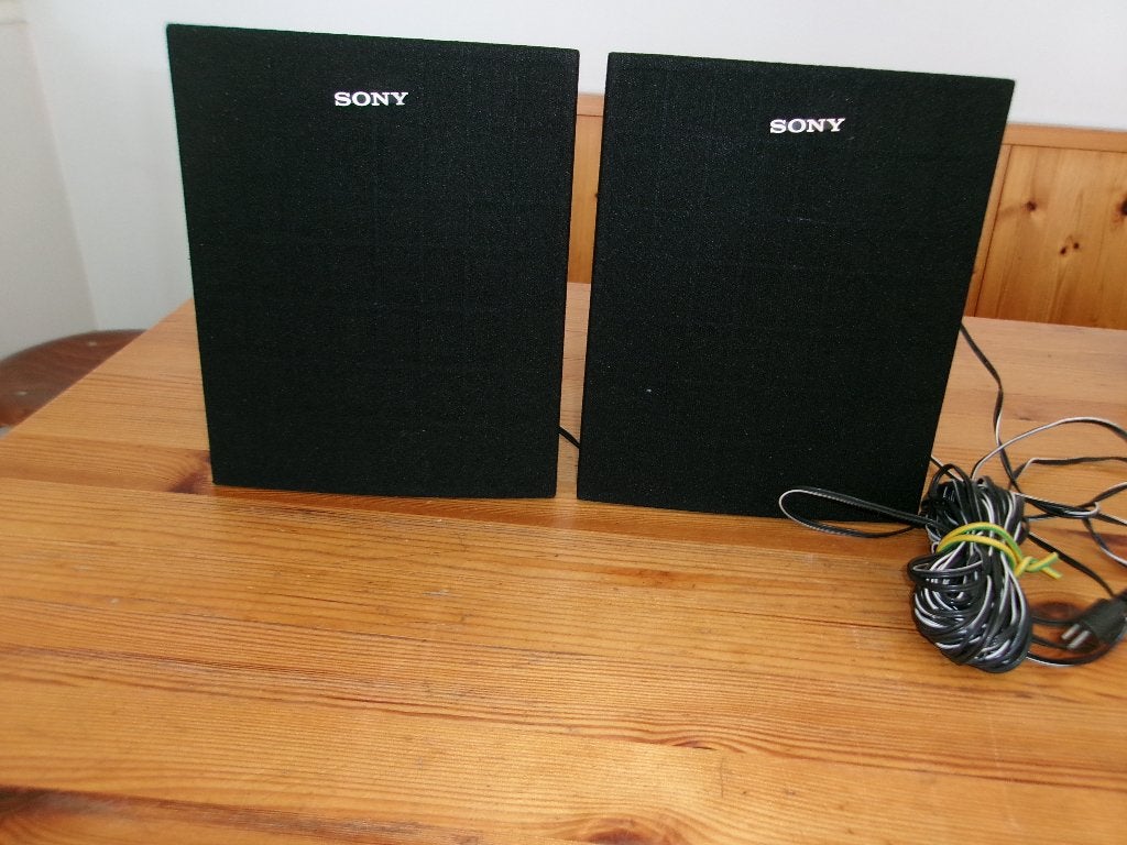 Sony speaker system 4 ohm / 15 watt, Ophalen of Verzenden, Gebruikt, Minder dan 60 watt, Sony