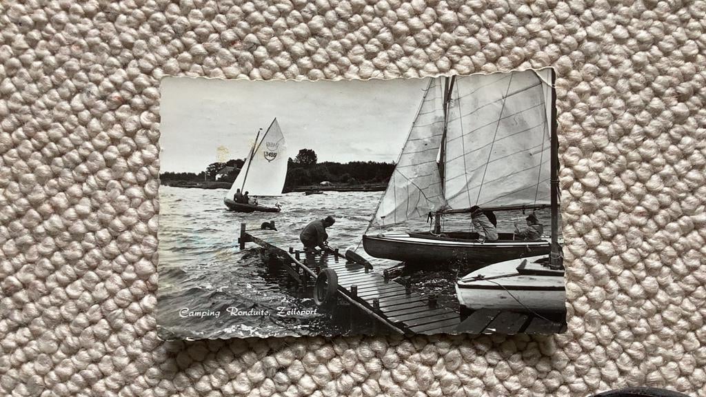 Ansichtkaart Wanneperveen Camping Ronduite Zeilsport 1967, Ophalen of Verzenden, 1960 tot 1980, Gelopen, Overijssel