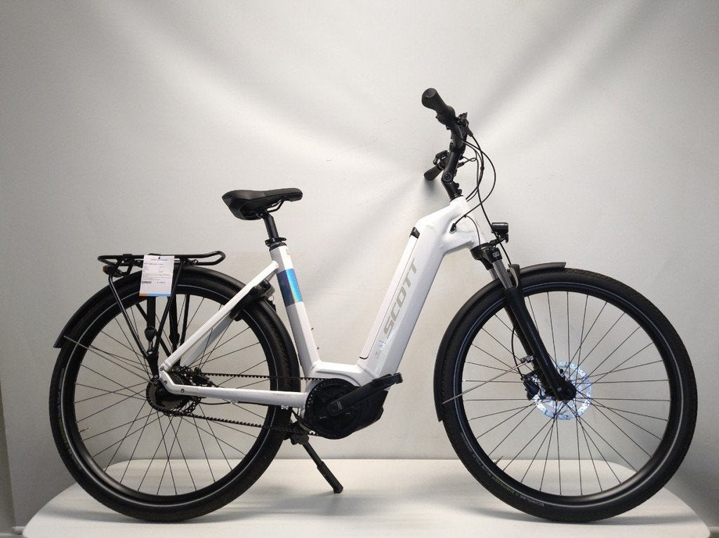 Scott Sub 40 Belt Wave Lage instap Bianco White L 2025, Fietsen en Brommers, Elektrische fietsen, Gebruikt, Overige merken