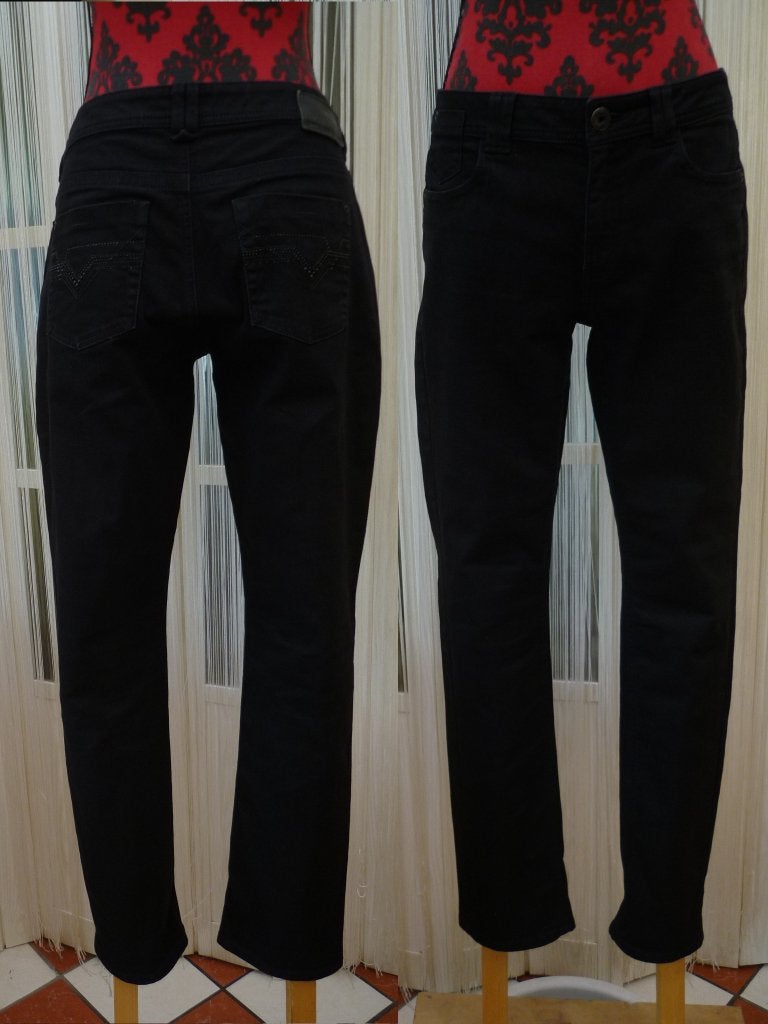 Esprit zwarte jeans maat 38 spijkerbroek, Zwart, Ophalen of Verzenden, Zo goed als nieuw, W30 - W32 (confectie 38/40)