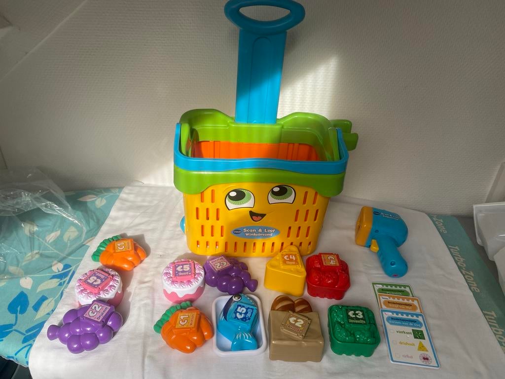 VTech Scan & Leer Boodschappenmand - Interactief Speelgoed, Ophalen of Verzenden, Gebruikt, 2 tot 4 jaar