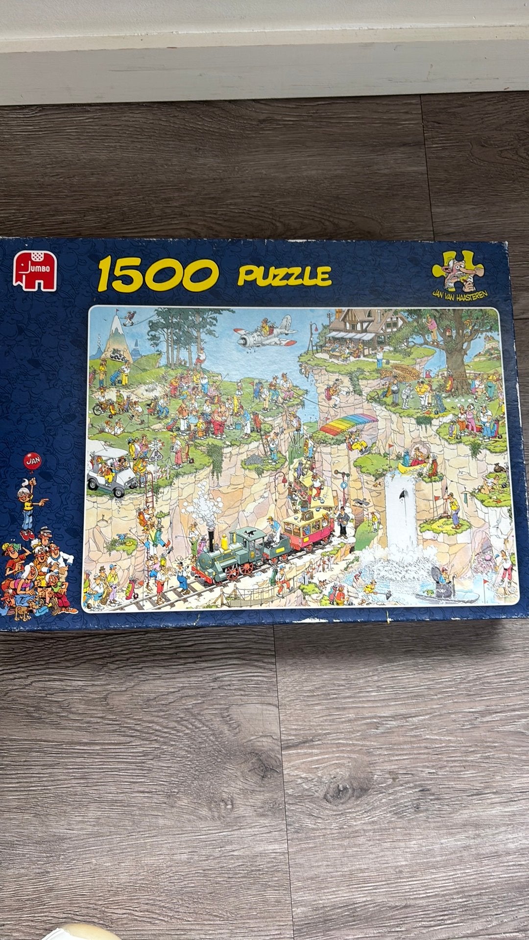 Jan van Haasteren 1500 stukjes, Ophalen of Verzenden, 500 t/m 1500 stukjes, Zo goed als nieuw